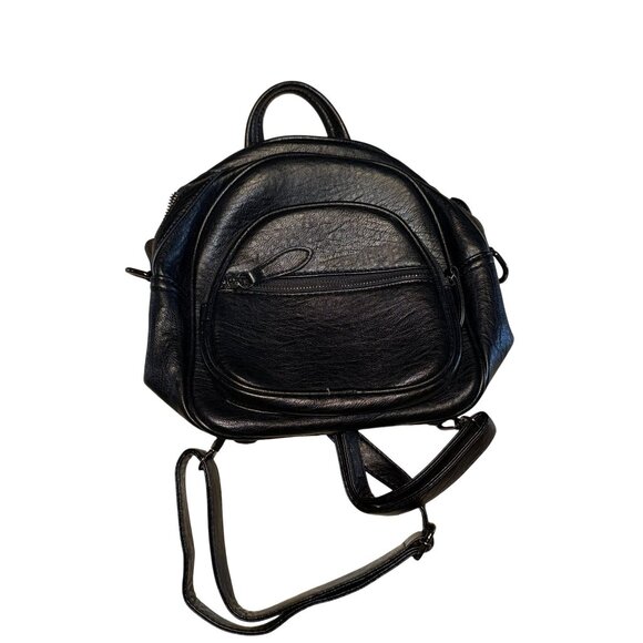 VONXURY Black Mini Backpack - Picture 1 of 6